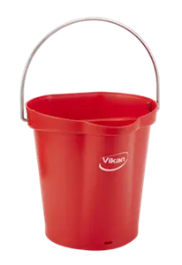 Seau polyprop jaune Vikan, 6 litres