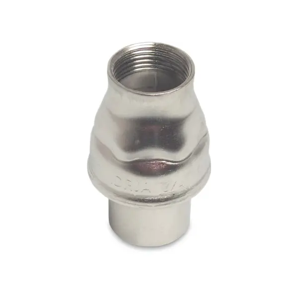 Terugslagklep inox binnendraad