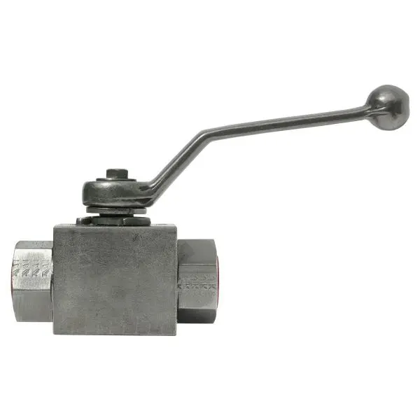 Robinet à boisseau sphérique HD inox 1/2" 2* filetage intérieur, 500 bar