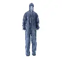 Wegwerpoverall blauw non-woven