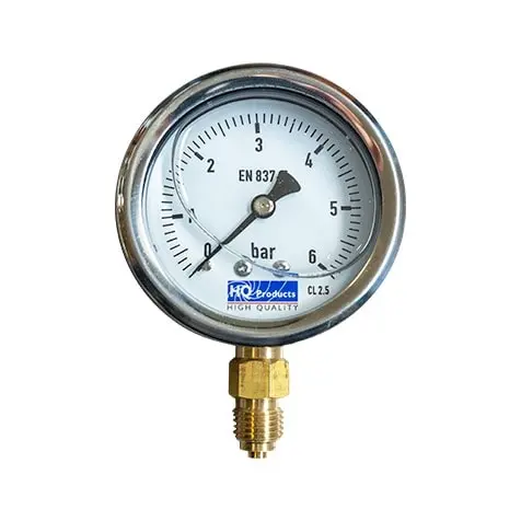 Manometer rvs 1/4" 