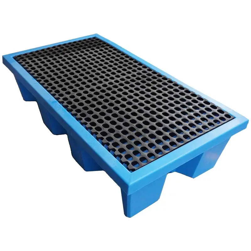 Bac de récupération de produits chémiques en poly-ethylène, 250 *  68 * 30 cm