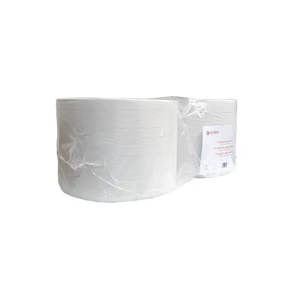Hygiëne papier wit-2 laags, 2 maxi rollen/colli