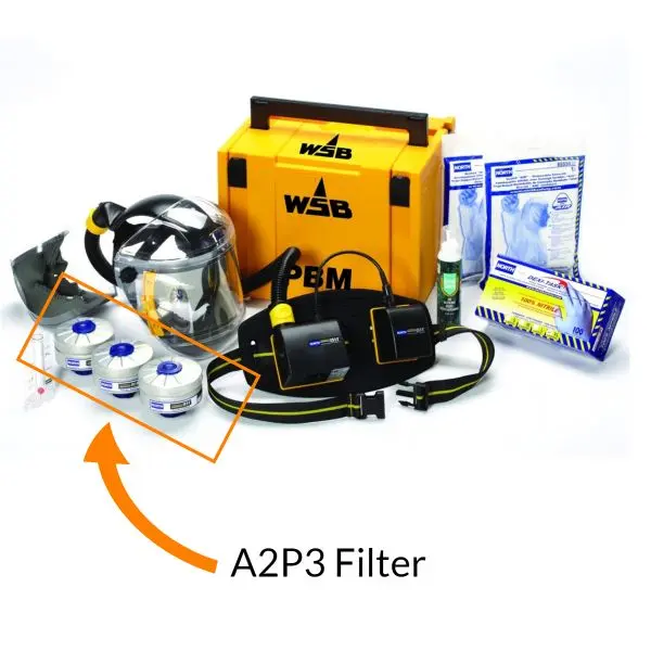 A2P-filter for Compact air set, 4 pieces