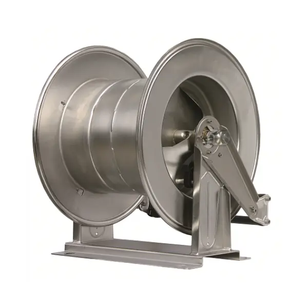 Haspel zelfoprollend rvs, 60 meter