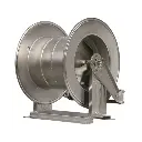 Haspel zelfoprollend rvs, 60 meter