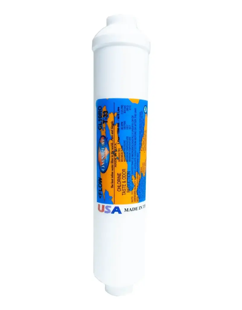 Filtre à charbon actif pour générateur de dioxyde de chlore CDLb, 1/4 NPTF
