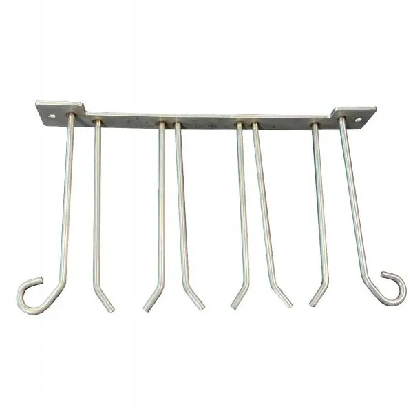 Support pour 4 bottes, inox