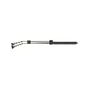 HD-Lans regelbaar met zijhandgreep rvs, 100 cm