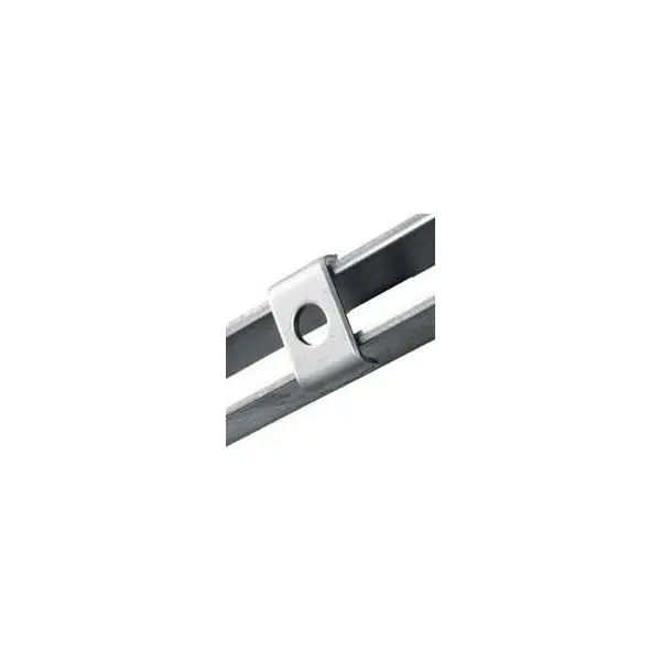 U plaat t.b.v. wandsupport rvs, 30 mm
