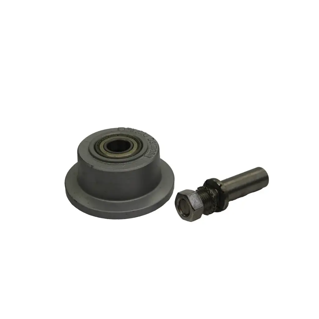 Roue sur axe inox pour frigo à cadavres, 75 mm