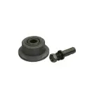 Roue sur axe inox pour frigo à cadavres, 75 mm