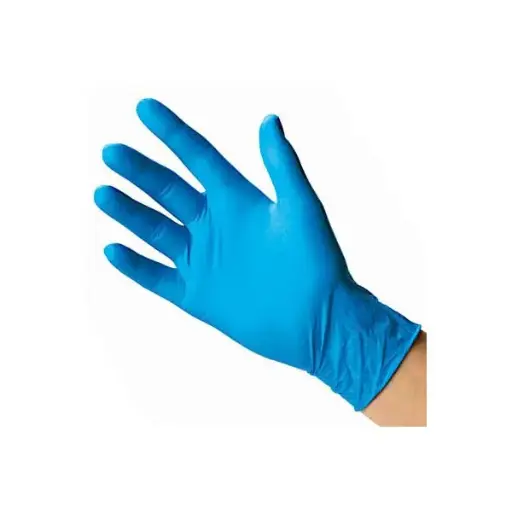 Handschoenen Nitril ongepoederd, 100 stuks