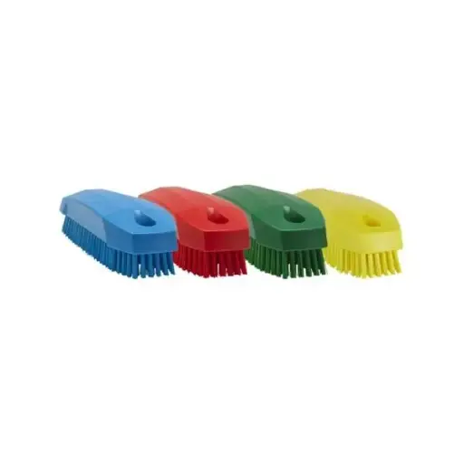 Handschuurborstel Vikan harde vezels, 13 cm 