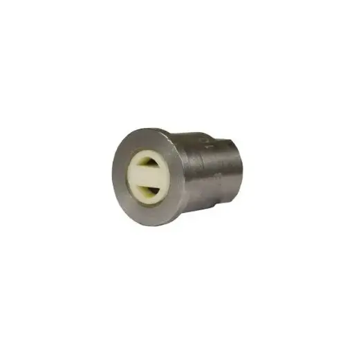 Foamnozzle met straalvormer