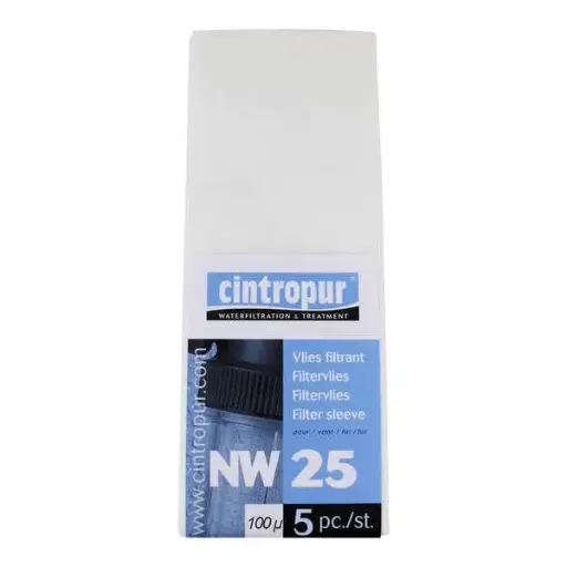 Cintropur manchettes filtrantes en nylon - 25 mm 4/4" - 300 microns, 5 pièces