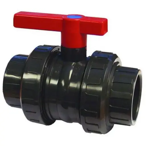 Lijm kogelkraan PVC - PN 16