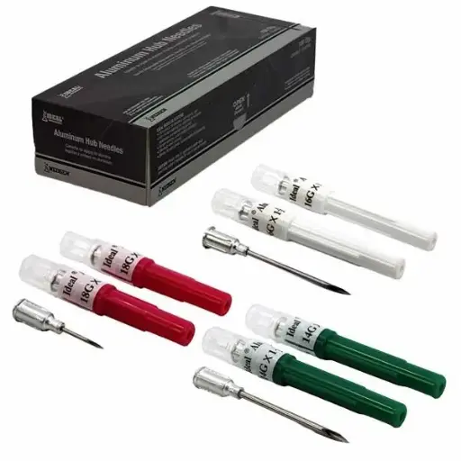 Wegwerpnaalden aluminium, 100 stuks