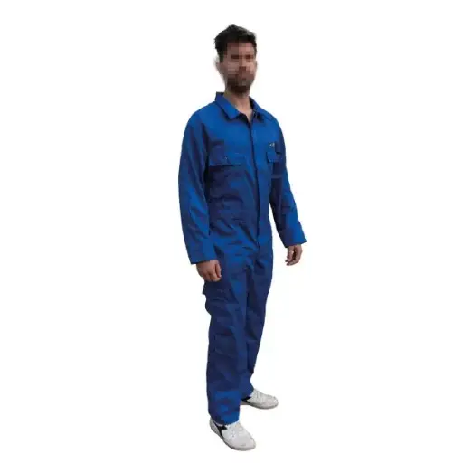 Overall blauw