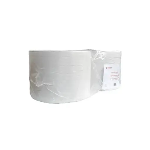 [A00140] Hygiëne papier wit-2 laags, 2 maxi rollen/colli