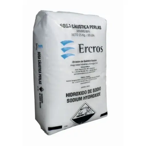 [A00258] Natriumhydroxide parels 98% Foodgrade (E524), 25 kg