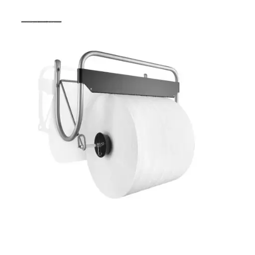 [A00329] Muurhouder ten behoeve van maxi rol inox