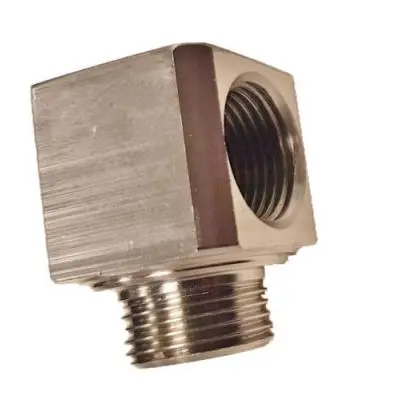 [A00333] Elleboogkoppeling HD rvs IF foamunit 3/8" buiten X 3/8" binnen