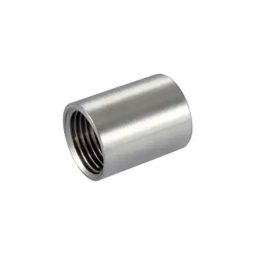 [A00383] Nippel HD rvs 1/4" X 1/4"binnendraad