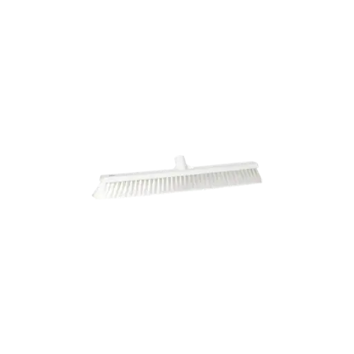 [A00437] Borstel wit Vikan, 61 cm zachte vezels