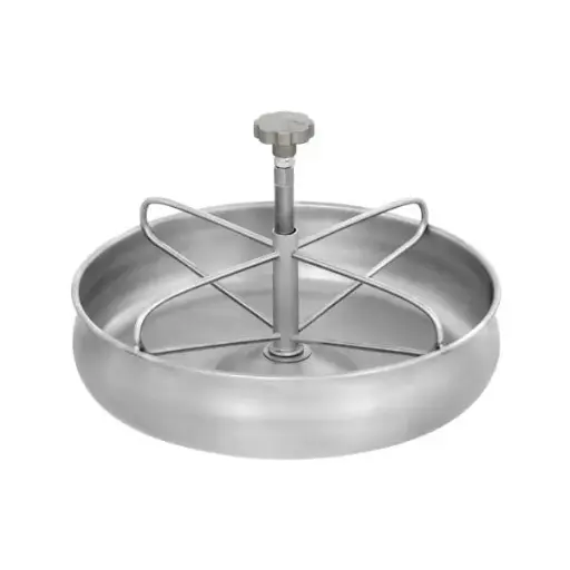 [A00662] Piglet feeder kraamstal met J-haak rvs, 4 liter