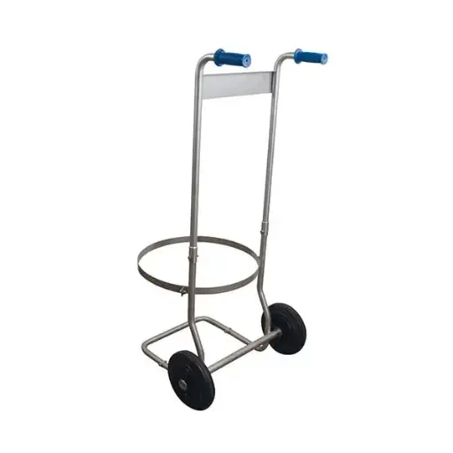 [A00676] Trolley rvs voor Mixing Tank