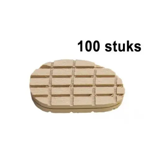 [A00893] Klauwblokje 11 cm, 100 stuks
