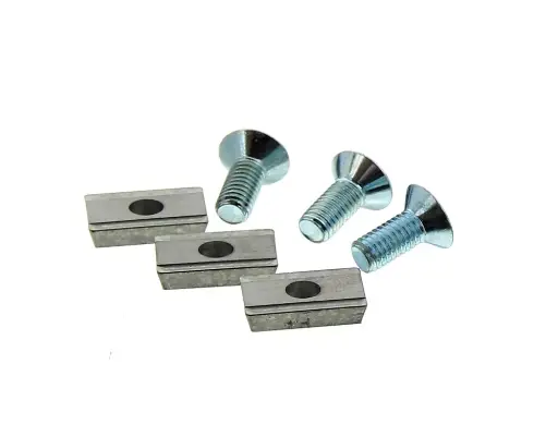 [A00908] Vervangingsmesjes t.b.v. hoefslijpschijf aluminium, 3 stuks