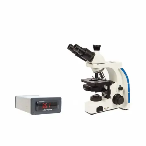 [A01720-HEATED] Master 7 Advanced Trinocular Microscope with Heated Preparation Table