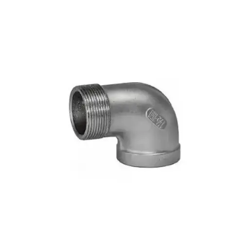 [A01799-12] Draadbocht RVS 90° - BIBI, 1/2"