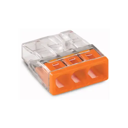 Borne de connexion Wago, 3 fils
