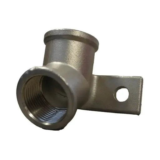 [A02344] Muursteun voor drinknippel rvs 30° BIBI, 3/4"