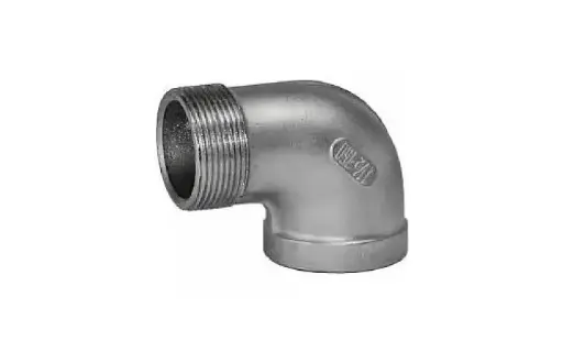 [A02346-12] Draadbocht RVS 90° - PN16 - BIBU, 1/2"