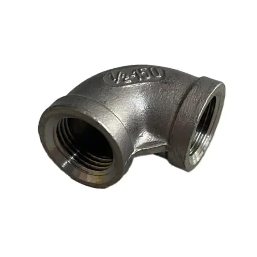 Elbow stainless steel 90° - PN16 - male thread X female thread, 1/2"