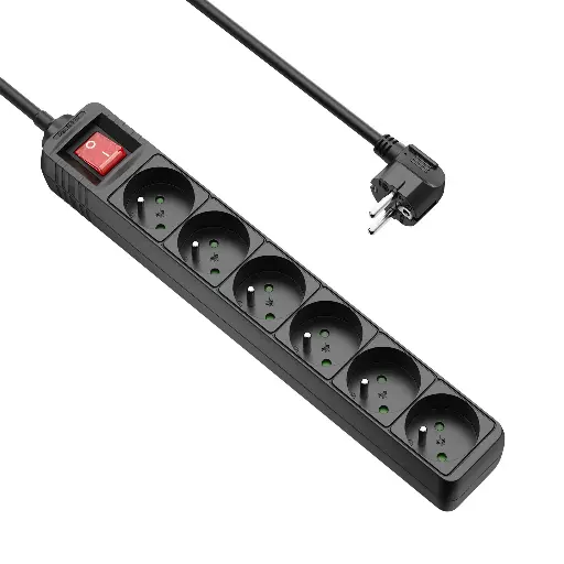 [A02457] Power strip 5-way, 5 meter cable