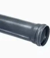 [A02639-125] Sanitaire buis PVC Benor gekeurd 125 mm, 5 meter