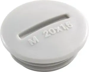 [A02954] Closing plug m20 for socket