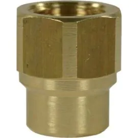 [A03018] Reductienippel messing 3/8" - 1/4"